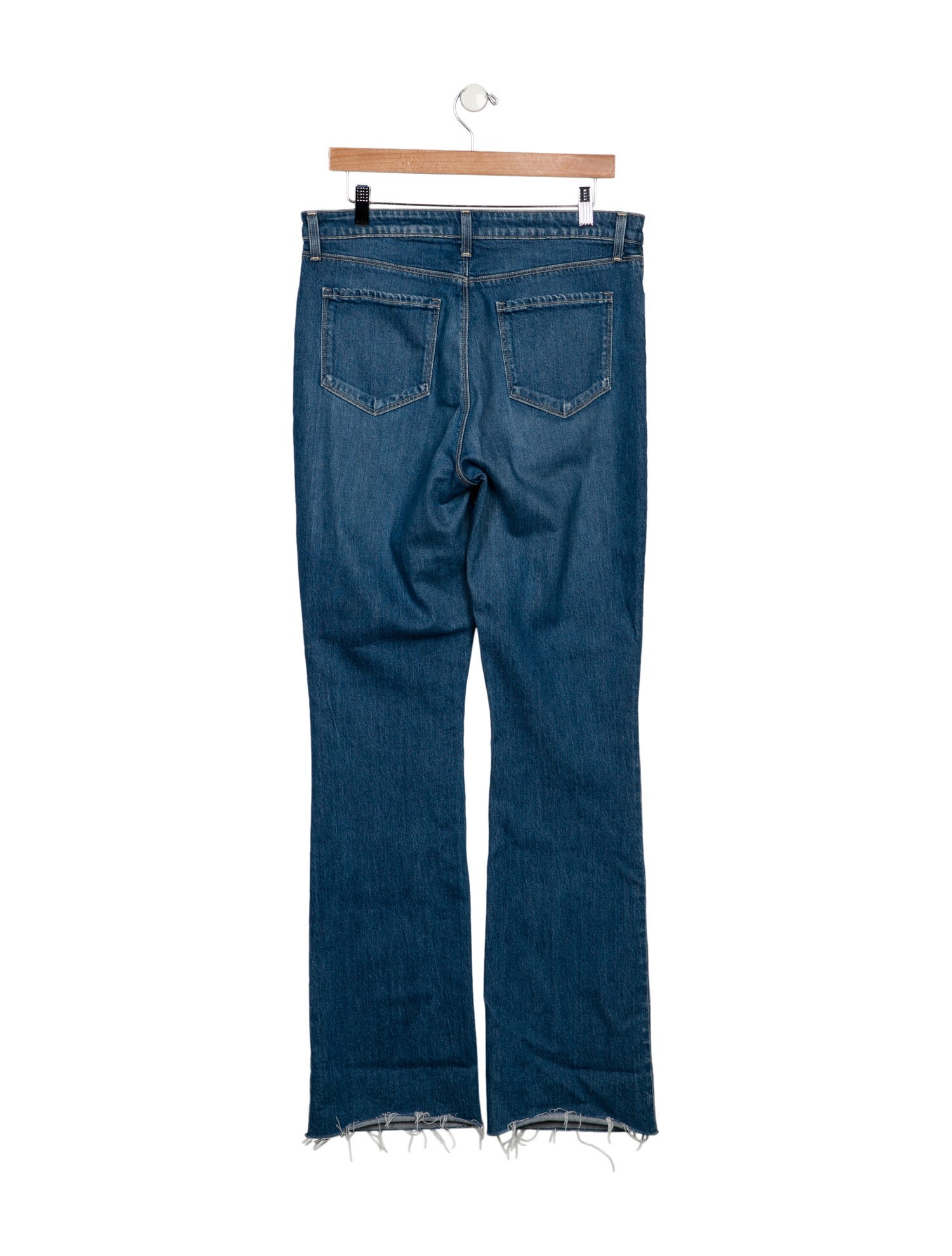 L'Agence Mid-Rise Wide Leg Jeans